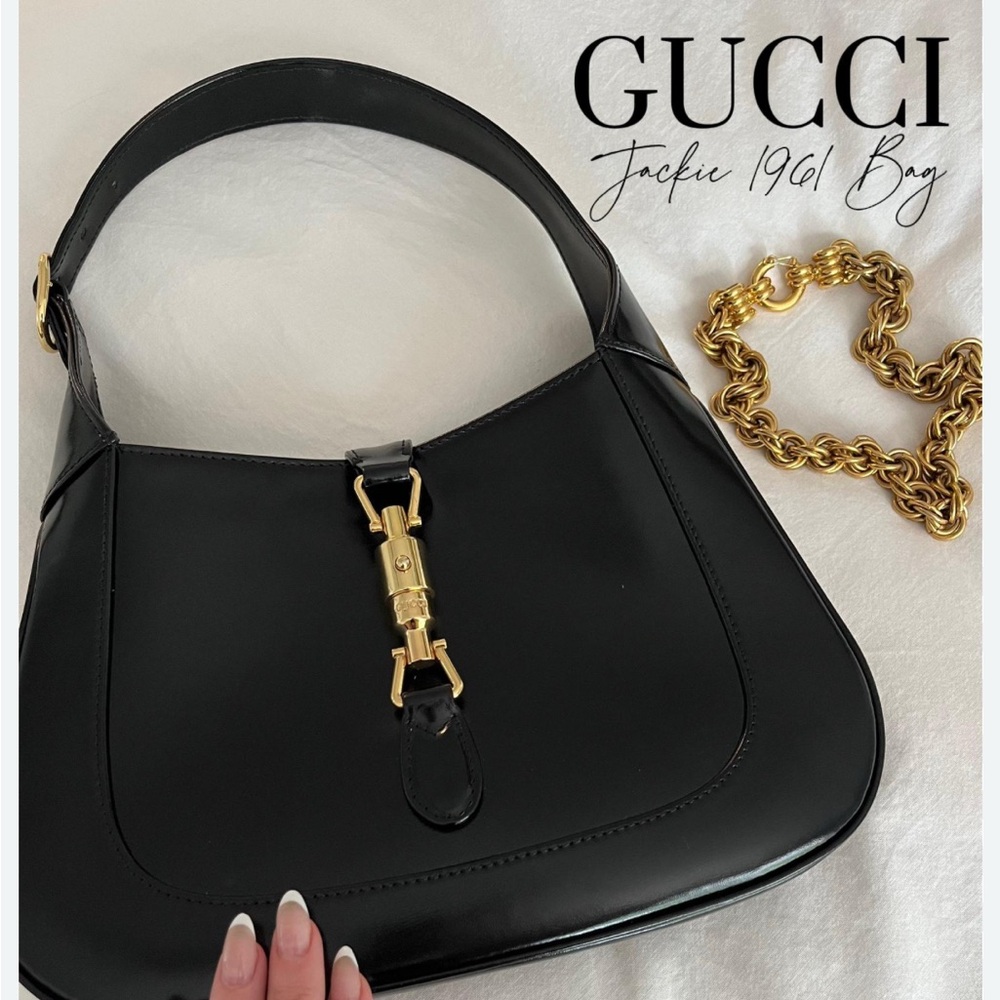 Gucci 🖤Black small Jackie Bag🖤 with gold hardware